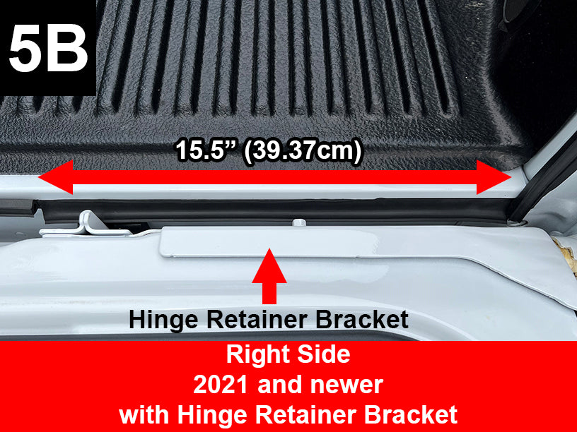 ESI ROK BLOCK Tailgate Gap Cover 4.25" width