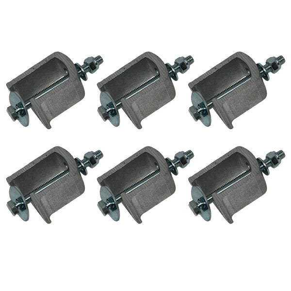 GCi Stronger by Design G-7 Clamps with Drill Thru Mounting Holes for LEER Truck Caps. Also use for Mounting Select Toolboxes, Set of 6, Made in USA with 6000 Series Structural Aluminum