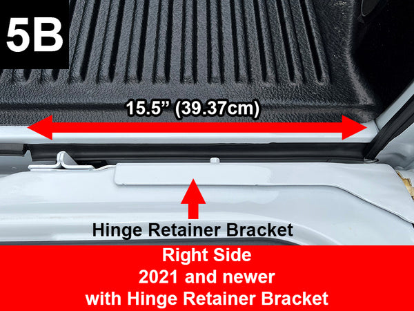 ESI ROK BLOCK Tailgate Gap Cover 4.25" width