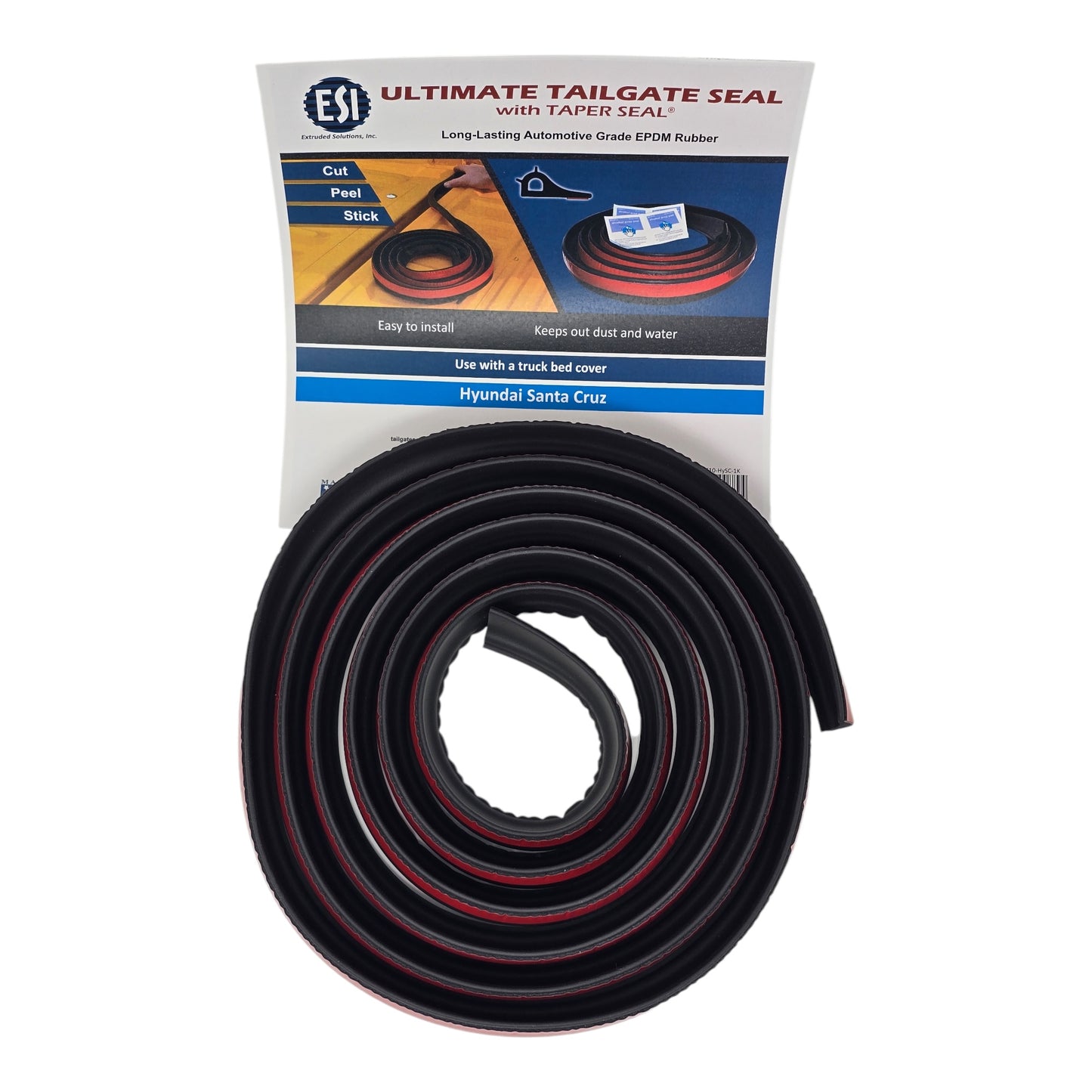 ESI Ultimate Tailgate Seal with Taper Seal Compatible with Hyundai Santa Cruz