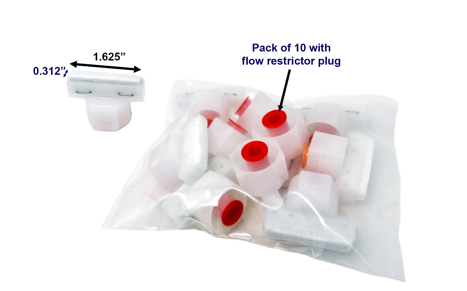 Felt Tip Applicators 1.625" x 0.312" (Qty. of 10)