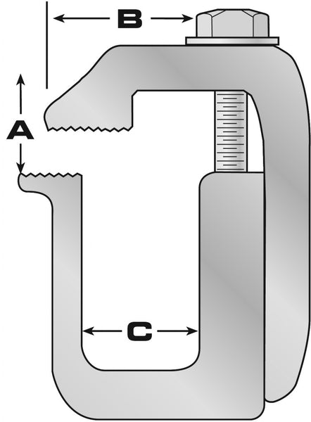 GCi STRONGER BY DESIGN G-302 Clamp for Truck Cap, Topper, Camper Shell. Black Powder Coated (Set of 4). Made with Structural Aluminum to Ensure Quality and Strength