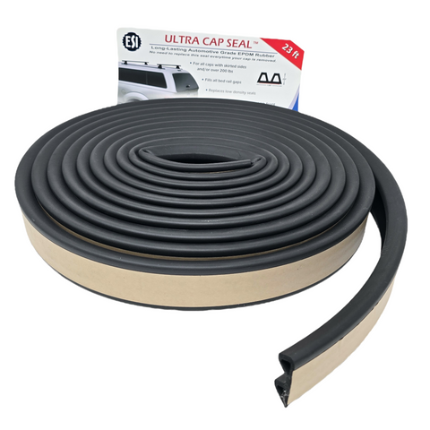 Ultra Cap Seal™ 23ft EPDM Rubber for Truck Cap, Camper Shell over 200 lbs.