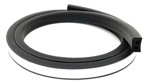 Front Rail Seal™ 6ft EPDM Rubber for Truck Cap, Camper Shell, Topper