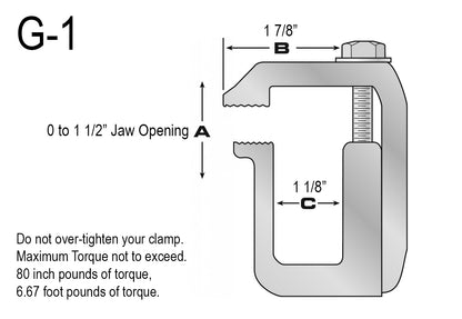Super Cap Seal 23ft & 6 Silver G-1 Clamps for mounting Truck Cap, Shell up to 200 lbs.