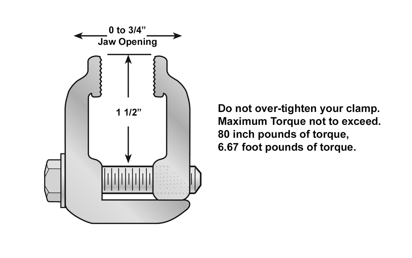 GCi STRONGER BY DESIGN G-16 Pinch Clamps for Select Tonneau Covers (6 Pack)