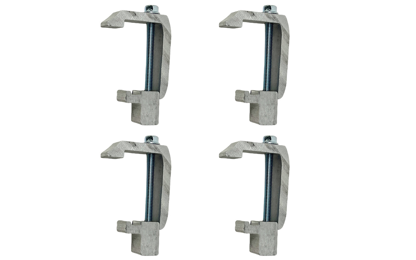 GCi STRONGER BY DESIGN G-121 Utility Rail System Mounting Clamps for Caps and Camper Shells on Toyota Tundra '07 & Newer, Tacoma '07 and Newer and Jeep Gladiator (1 3/4 inch, 4 pk)