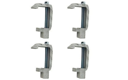 GCi STRONGER BY DESIGN G-121 Utility Rail System Mounting Clamps for Caps and Camper Shells on Toyota Tundra '07 & Newer, Tacoma '07 and Newer and Jeep Gladiator (1 3/4 inch, 4 pk)