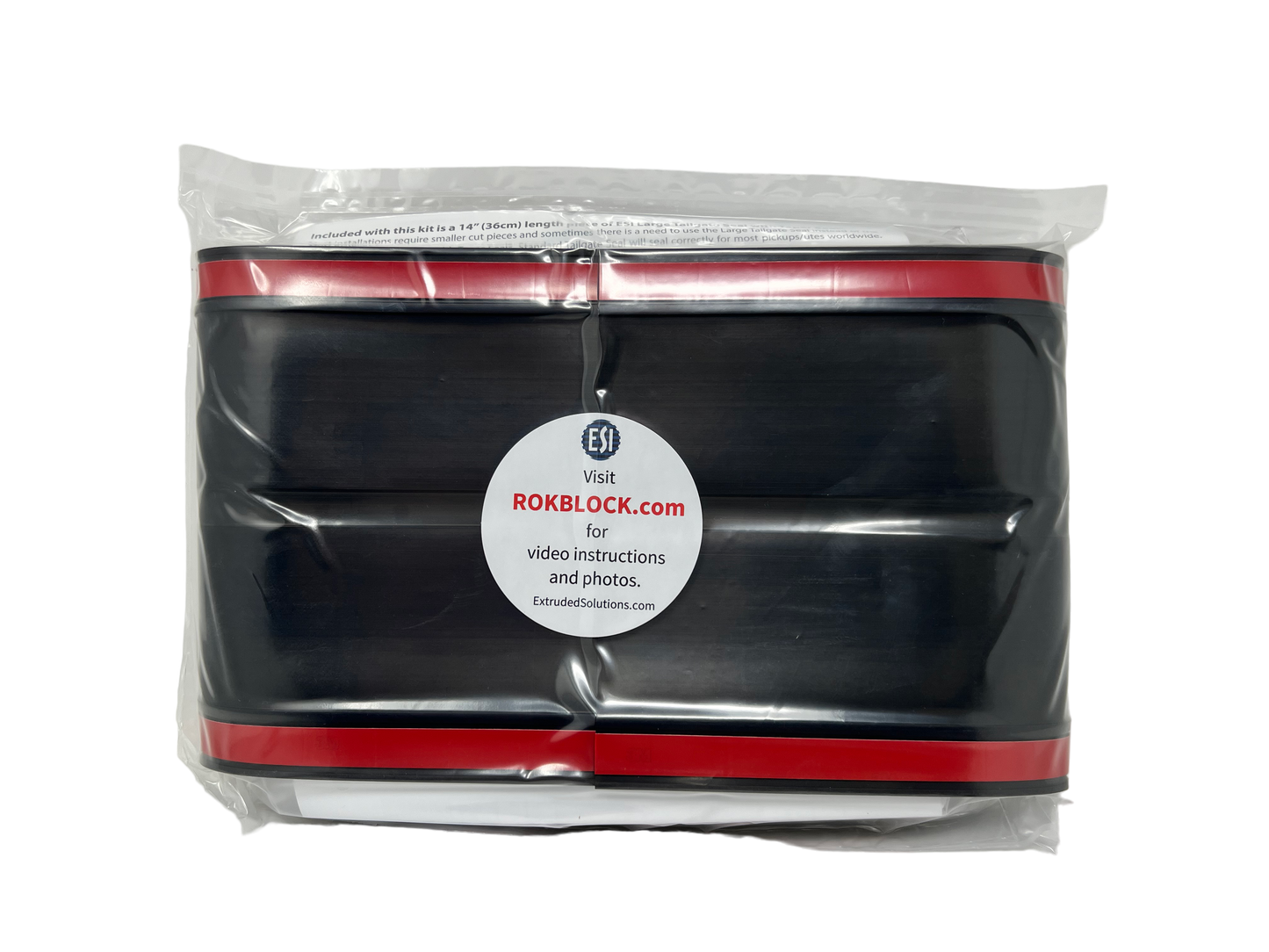 ESI ROK Block XL Tailgate Gap Cover 7" Width and Ultimate Tailgate Seal with Taper Seal 6' for sidewalls