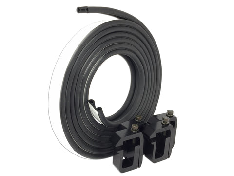Super Cap Seal 23ft & 4 Black G-1 Clamps for mounting Truck Cap, Shell up to 200 lbs.