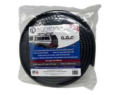 Super Cap Seal XL™ 23ft EPDM Rubber for Truck Cap, Camper Shell over 200 lbs.