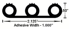 Super Cap Seal XL™ 20ft EPDM Rubber for Truck Cap, Camper Shell over 200 lbs.