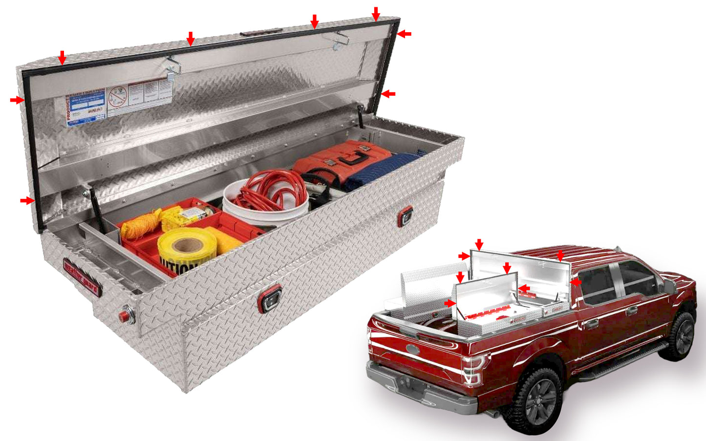 Toolbox Weather Seal / Gasket 15FT Length— Weatherstripping for Most Truck Tool Boxes