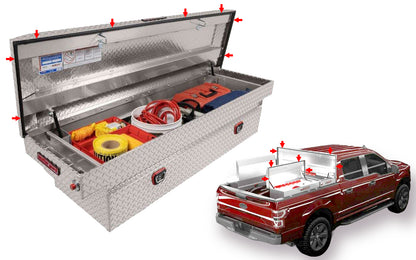 Toolbox Weather Seal / Gasket 15FT Length— Weatherstripping for Most Truck Tool Boxes
