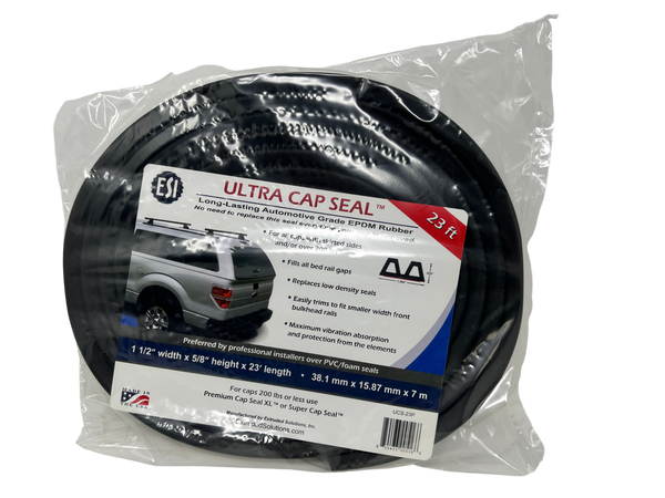 Ultra Cap Seal™ 23ft EPDM Rubber for Truck Cap, Camper Shell over 200 lbs.